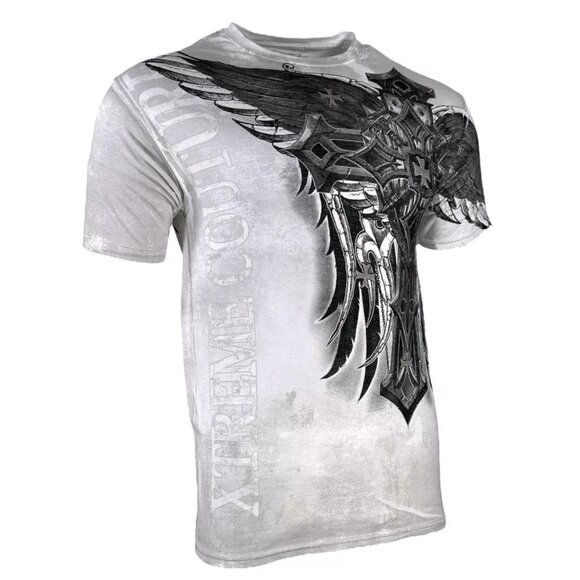 Xtreme Couture by Affliction Men's T-Shirt Battledome Biker Cross, S-5XL - Picture 6 of 8